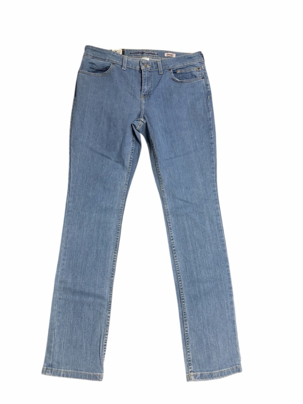 Harley Davidson Light Wash Straight Leg Jeans Size 31 Classic Denim Biker Style